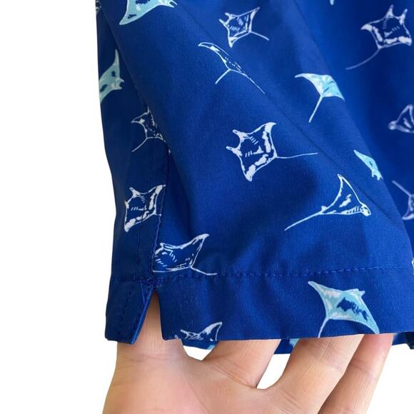 Bonobos Riviera Recycled Swim Trunks 9” Blue Stingrays Shorts Casual Vacation M - Picture 4 of 16